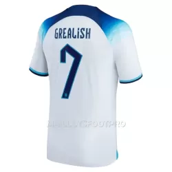 Maillot Angleterre Grealish 7 Homme Domicile Coupe du Monde 2022 Maillot Angleterre Grealish 7 Homme Domicile Coupe du Monde 2022