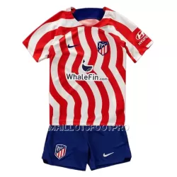 Maillot Atlético Madrid Enfant Domicile 2022-23 Maillot Atlético Madrid Enfant Domicile 2022-23
