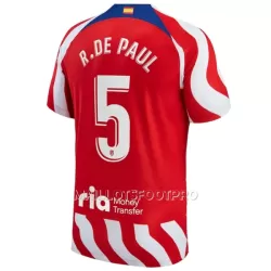 Maillot Atlético Madrid R. De Paul 5 Homme Domicile 2022-23 Maillot Atlético Madrid R. De Paul 5 Homme Domicile 2022-23