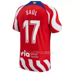 Maillot Atlético Madrid Saul 17 Homme Domicile 2022-23 Maillot Atlético Madrid Saul 17 Homme Domicile 2022-23