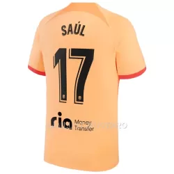 Maillot Atlético Madrid Saul 17 Homme Third 2022-23 Maillot Atlético Madrid Saul 17 Homme Third 2022-23