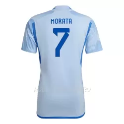 Maillot Espagne Morata 7 Homme Extérieur Coupe du Monde 2022 Maillot Espagne Morata 7 Homme Extérieur Coupe du Monde 2022