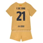Maillot FC Barcelone Frenkie de Jong 21 Enfant Extérieur 2022-23