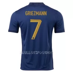 Maillot France Griezmann 7 Homme Domicile Coupe du Monde 2022 Maillot France Griezmann 7 Homme Domicile Coupe du Monde 2022