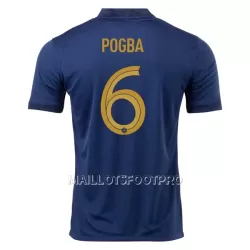 Maillot France Pogba 6 Homme Domicile Coupe du Monde 2022 Maillot France Pogba 6 Homme Domicile Coupe du Monde 2022