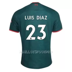 Maillot Liverpool Luis Diaz 23 Homme Third 2022-23 Maillot Liverpool Luis Diaz 23 Homme Third 2022-23