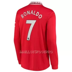 Maillot Manches Longues Manchester United Ronaldo 7 Homme Domicile 2022-23 Maillot Manches Longues Manchester United Ronaldo 7 Homme Domicile 2022-23