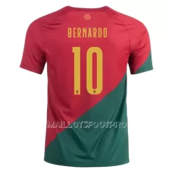 Maillot Portugal Bernardo 10 Homme Domicile Coupe du Monde 2022 Maillot Portugal Bernardo 10 Homme Domicile Coupe du Monde 2022