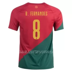 Maillot Portugal Bruno Fernandes 8 Homme Domicile Coupe du Monde 2022 Maillot Portugal Bruno Fernandes 8 Homme Domicile Coupe du Monde 2022