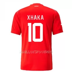 Maillot Suisse Xhaka 10 Homme Domicile Coupe du Monde 2022 Maillot Suisse Xhaka 10 Homme Domicile Coupe du Monde 2022