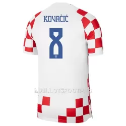 Maillot Croatie Kovacic 8 Homme Domicile Coupe du Monde 2022 Maillot Croatie Kovacic 8 Homme Domicile Coupe du Monde 2022
