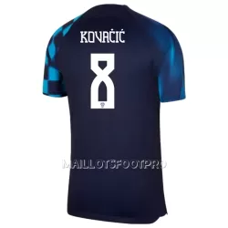 Maillot Croatie Kovacic 8 Homme Extérieur Coupe du Monde 2022 Maillot Croatie Kovacic 8 Homme Extérieur Coupe du Monde 2022