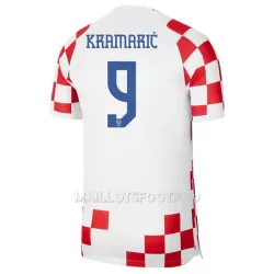 Maillot Croatie Kramaric 9 Homme Domicile Coupe du Monde 2022 Maillot Croatie Kramaric 9 Homme Domicile Coupe du Monde 2022