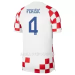 Maillot Croatie Perišić 4 Homme Domicile Coupe du Monde 2022