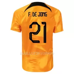 Maillot Pays-Bas Frenkie de Jong 21 Homme Domicile Coupe du Monde 2022 Maillot Pays-Bas Frenkie de Jong 21 Homme Domicile Coupe du Monde 2022