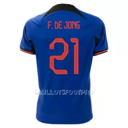 Maillot Pays-Bas Frenkie de Jong 21 Homme Extérieur Coupe du Monde 2022 Maillot Pays-Bas Frenkie de Jong 21 Homme Extérieur Coupe du Monde 2022