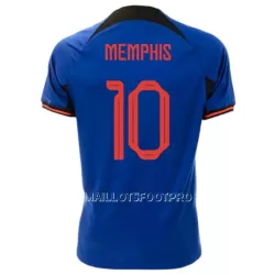 Maillot Pays-Bas Memphis 10 Homme Extérieur Coupe du Monde 2022 Maillot Pays-Bas Memphis 10 Homme Extérieur Coupe du Monde 2022