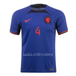 Maillot VIRGIL 4 Pays-Bas Homme Extérieur Coupe du Monde 2022 Maillot VIRGIL 4 Pays-Bas Homme Extérieur Coupe du Monde 2022
