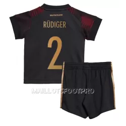 Maillot Allemagne Antonio Rudiger 2 Enfant Extérieur Coupe du Monde 2022 Maillot Allemagne Antonio Rudiger 2 Enfant Extérieur Coupe du Monde 2022