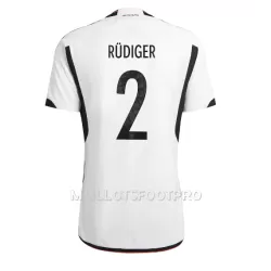 Maillot Allemagne Antonio Rudiger 2 Homme Domicile Coupe du Monde 2022 Maillot Allemagne Antonio Rudiger 2 Homme Domicile Coupe du Monde 2022
