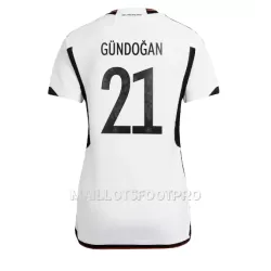 Maillot Allemagne Ilkay Gundogan 21 Femme Domicile Coupe du Monde 2022 Maillot Allemagne Ilkay Gundogan 21 Femme Domicile Coupe du Monde 2022