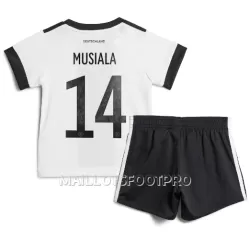 Maillot Allemagne Jamal Musiala 14 Enfant Domicile Coupe du Monde 2022 Maillot Allemagne Jamal Musiala 14 Enfant Domicile Coupe du Monde 2022