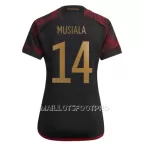 Maillot Allemagne Jamal Musiala 14 Femme Extérieur Coupe du Monde 2022
