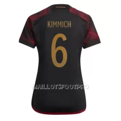 Maillot Allemagne Joshua Kimmich 6 Femme Extérieur Coupe du Monde 2022 Maillot Allemagne Joshua Kimmich 6 Femme Extérieur Coupe du Monde 2022