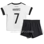 Maillot Allemagne Kai Havertz 7 Enfant Domicile Coupe du Monde 2022