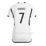 Maillot Allemagne Kai Havertz 7 Femme Domicile Coupe du Monde 2022