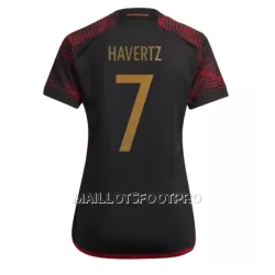 Maillot Allemagne Kai Havertz 7 Femme Extérieur Coupe du Monde 2022 Maillot Allemagne Kai Havertz 7 Femme Extérieur Coupe du Monde 2022