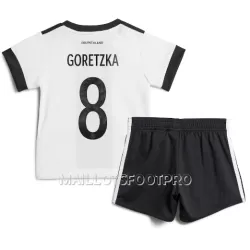 Maillot Allemagne Leon Goretzka 8 Enfant Domicile Coupe du Monde 2022 Maillot Allemagne Leon Goretzka 8 Enfant Domicile Coupe du Monde 2022
