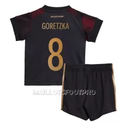 Maillot Allemagne Leon Goretzka 8 Enfant Extérieur Coupe du Monde 2022 Maillot Allemagne Leon Goretzka 8 Enfant Extérieur Coupe du Monde 2022
