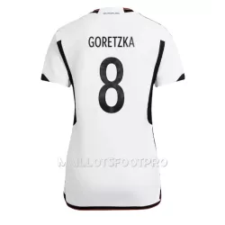 Maillot Allemagne Leon Goretzka 8 Femme Domicile Coupe du Monde 2022 Maillot Allemagne Leon Goretzka 8 Femme Domicile Coupe du Monde 2022