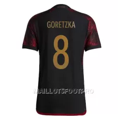 Maillot Allemagne Leon Goretzka 8 Homme Extérieur Coupe du Monde 2022 Maillot Allemagne Leon Goretzka 8 Homme Extérieur Coupe du Monde 2022