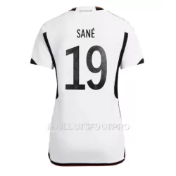 Maillot Allemagne Leroy Sane 19 Femme Domicile Coupe du Monde 2022 Maillot Allemagne Leroy Sane 19 Femme Domicile Coupe du Monde 2022