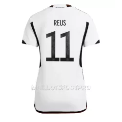 Maillot Allemagne Marco Reus 11 Femme Domicile Coupe du Monde 2022 Maillot Allemagne Marco Reus 11 Femme Domicile Coupe du Monde 2022