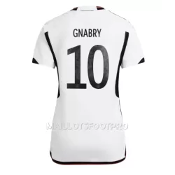 Maillot Allemagne Serge Gnabry 10 Femme Domicile Coupe du Monde 2022 Maillot Allemagne Serge Gnabry 10 Femme Domicile Coupe du Monde 2022