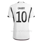 Maillot Allemagne Serge Gnabry 10 Homme Domicile Coupe du Monde 2022