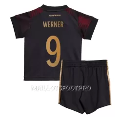 Maillot Allemagne Timo Werner 9 Enfant Extérieur Coupe du Monde 2022 Maillot Allemagne Timo Werner 9 Enfant Extérieur Coupe du Monde 2022