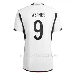 Maillot Allemagne Timo Werner 9 Homme Domicile Coupe du Monde 2022 Maillot Allemagne Timo Werner 9 Homme Domicile Coupe du Monde 2022