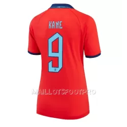 Maillot Angleterre Harry Kane 9 Femme Extérieur Coupe du Monde 2022 Maillot Angleterre Harry Kane 9 Femme Extérieur Coupe du Monde 2022