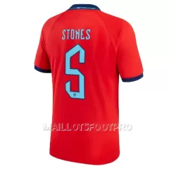 Maillot Angleterre John Stones 5 Homme Extérieur Coupe du Monde 2022 Maillot Angleterre John Stones 5 Homme Extérieur Coupe du Monde 2022