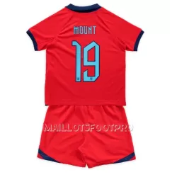 Maillot Angleterre Mason Mount 19 Enfant Extérieur Coupe du Monde 2022 Maillot Angleterre Mason Mount 19 Enfant Extérieur Coupe du Monde 2022