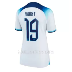 Maillot Angleterre Mason Mount 19 Femme Domicile Coupe du Monde 2022 Maillot Angleterre Mason Mount 19 Femme Domicile Coupe du Monde 2022