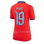 Maillot Angleterre Mason Mount 19 Femme Extérieur Coupe du Monde 2022