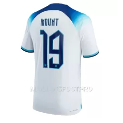 Maillot Angleterre Mason Mount 19 Homme Domicile Coupe du Monde 2022 Maillot Angleterre Mason Mount 19 Homme Domicile Coupe du Monde 2022