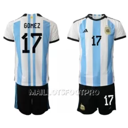 Maillot Argentine Alejandro Gomez 17 Enfant Domicile Coupe du Monde 2022 Maillot Argentine Alejandro Gomez 17 Enfant Domicile Coupe du Monde 2022