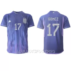 Maillot Argentine Alejandro Gomez 17 Homme Extérieur Coupe du Monde 2022 Maillot Argentine Alejandro Gomez 17 Homme Extérieur Coupe du Monde 2022