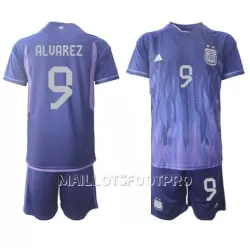 Maillot Argentine Julian Alvarez 9 Enfant Extérieur Coupe du Monde 2022 Maillot Argentine Julian Alvarez 9 Enfant Extérieur Coupe du Monde 2022